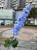 Delphinium grande artificial fábrica de comercio exterior delphinium grande francés blanco boda decoración suave hogar flor artificial venta al por mayor