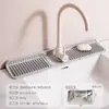 Tapete Drenante de Silicone Tipo Botão para Torneira, Transfronteiriço, para Banheiro e Cozinha, à Prova de Salpicos, Antiderrapante, Dobrável, Armazenamento, Atacado
