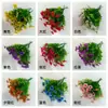 Buquê de Flores Violetas de Eucalipto com 7 Hastes Transfronteiriço Flor de Seda Casamento Casa Móveis Externos Decoração de Fotografia Buquê Artificial