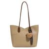 Nova Bolsa Tote Lisa Casual de Verão 2025 para Mulheres para Ir ao Trabalho Bolsa de Ombro de Grande Capacidade Moda Bolsa de Braço