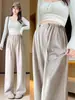 Calça de Maternidade para Primavera e Outono, Calça de Pernas Largas Sem Suporte para Barriga, Forrada com Lã e Engrossada, Tamanho Grande para Mulheres Cheinhas, Roupa de Maternidade Quente