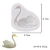 Molde de Silicone para Fazer Decoração de Bolo Fondant de Chocolate com Folha de Palmeira, Peça Cisne Flamingo de Casal DIY