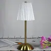 Lâmpada de Mesa Plissada com Atmosfera Criativa Transfronteiriça, Abajur, Luz de Cabeceira para Quarto, Aquecedor e Decoração de Casa de Alto Padrão, Lâmpada de Mesa