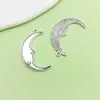 Transfronterizo Caliente Nuevo Aleación de Plata Antigua Serie Estrella Luna Colgante Colgante DIY Pulsera Collar Accesorios