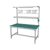 Banco de trabajo con perfil de aluminio, Mesa de trabajo antiestática, Mesa de operaciones de aleación de aluminio, Mesa de un lado y de doble cara, Banco de trabajo con perfil de aluminio