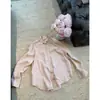 Ew Piel Amarilla Tonos Suavizantes Seleccionados Cuidadosamente Camisa de Lino 100% Sol de Verano