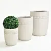 Produto Popular de Venda Direta do Fabricante: Vasos de Flores de Óxido de Magnésio Simples de Grande Diâmetro, Disponíveis em Vários Tamanhos, Adequados para Uso Interno e Externo, Ideais para a Beleza de Pátios e Jardins