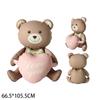 Urso de abraço para o Dia dos Namorados transfronteiriço balão de filme de alumínio pássaro do amor urso de bolo balão de decoração de aniversário atacado