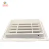 Fábrica de Persianas Fijas de Aleación de Aluminio Transfronteriza Rejillas de Ventilación de Baño con Lamas Persianas a Prueba de Lluvia Persianas de Doble Capa de Una Sola Capa