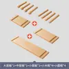 Estante de Pared con Tablero Perforado de Madera Estante para Flores de Balcón Colgante de Pared para Plantas Verdes Estante de Exhibición de Pared con Forma de Fondo para Sala de Estar