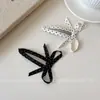 Pinza para BB con lazo de lunares dulces estilo coreano, pasador de tela para mujer, pinza para flequillo, pinza para patillas laterales, accesorio para el cabello de niña
