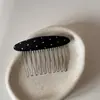 Peines coreanos y japoneses para flequillo, Peines de terciopelo con dientes, Pinzas para el cabello antideslizantes, Horquillas para peinar, Accesorios para el cabello de nicho