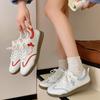 Zapatos Deportivos Blancos Casuales de Suela Gruesa Versátiles, Transpirables, Estilo Coreano, de Nicho, para Entrenamiento Alemán para Mujer, Novedad Primavera y Otoño 2026