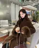 Abrigo de Lana de Oveja 100% Largo de Alta Gama Doble Cara para Mujer en Otoño e Invierno Abrigo Desmontable de Piel de Zorro Real