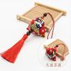 Wang ZhengZongzi Triangular Sachet de Ajenjo Colgante Pequeño Regalo Hanfu Sachet Decorativo Regalo del Festival de Medio Otoño