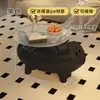 Decoração Criativa para Casa Sala de Estar Mesa de Centro Porco, Mesa de Cabeceira Simples Desenho Animado, Ornamento com Armazenamento, Moderno para Apartamentos Pequenos