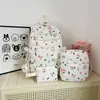 Mochila Estudantil Nova Estilo Moda Conjunto de Três Peças para Meninas Estampa Fofa Versátil Tendência Mochila de Alto Valor