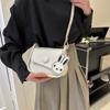 Bolsa Pequena Feminina Estilo Coreano 2023 Nova Verão Simples Kaqitong Bolsa de Ombro Feminina Textura Transversal Pequena Quadrada