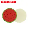 Esponja de Maquillaje Xuanzi Plana Redonda con Forma de Fruta, Pequeña, No Absorbe Polvo, Suave, Desmontable, Portátil, Herramienta Especial para Maquilladores