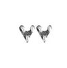 Oreja de Garra de Dragón de Halloween Acero Inoxidable Punk Retro Gótico Garra de Oreja de Dragón Pendientes Ajustables Acero de Titanio Tendencia