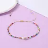 Pulseira de Pérola de Água Doce Natural Estilo Boêmio Transfronteiriço Pulseira Feminina Joia de Arroz Atacado