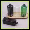 Botella cuadrada de PET, botella de 300 ml para aceites esenciales, botella pequeña para medicamentos para pescar, botella cuadrada de 300 ml, botella de recarga para desinfectante de manos