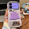 Soporte de Monstruo de Arcilla Blanda Adecuado para Funda de Teléfono Apple 17 Pro Max, Nueva Funda Blanda Creativa Linda Anti-Caída para iPhone 16