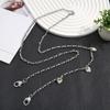Collar Metálico Diamante Rosa Cadena Anti-Pérdida para Teléfono Móvil para Exterior Colgante de Joyería Estilo Ins Cadena para Teléfono Móvil Personalizada