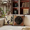 Cojín Decorativo Estilo Retro Vintage para Sofá, Sala de Estar, Rincón de Ventana, Tatami, Cojín para Respaldo de Cama, Almohada Lumbar, Extraíble y Lavable