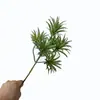 Rama de pino arhat artificial rama larga planta verde artificial rama arreglo de flores artificiales flor artificial hojas falsas