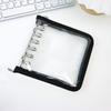 Nuevo A7 cuadrado DIY hojas sueltas PVC cremallera libro de tarjetas goo carcasa brillante para perseguir estrellas núcleo de hojas sueltas libro de mano