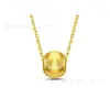 Colgante de Oro Puro 999 Shuibei Gold Cadena de Clavícula de Oro Duro 3D Set de Regalo de Promoción para la Industria de la Belleza Artículo Caliente de Transmisión en Vivo