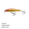 Cebo japonés sumergible Mino de 58 mm/3,9 g para lubinas pequeñas, Luya, Stream Bait 9049