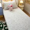 Funda Especial para Cama de Residencia Estudiantil Pieza Única 100% Algodón Protector de Cama Colchón de Algodón Puro Juego de Tres Piezas para Cama Individual de Residencia