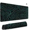Mouse Pad Estilo Zen Japonês Flor de Cerejeira Pagode Pinheiro Xu Extra Grande Tapete para Mesa de Escritório de Computador com Borda Espessada Xu
