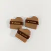 Dê uma mordida em puff de chocolate terno esponja úmido e seco dupla finalidade couro flocado multiuso maquiagem não comer pó cushion de ar