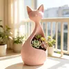 Novo produto transfronteiriço: Caixa de armazenamento em formato de gato impressa em 3D, ornamento de decoração de mesa, vaso para armazenamento de suculentas