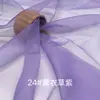 Tela de Organza 2020D Hilo Ruyi Mate Transparente Ligeramente Rígida Accesorios de Encaje Bordado Tela para Empaque de Regalos