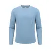 Camiseta deportiva de manga larga de secado rápido para hombre para otoño e invierno, absorbe la humedad y se seca rápidamente, adecuada para correr al aire libre y deportes