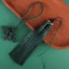 Accesorio DIY de Nudo de Borla de Doble Color, Colgante Estilo Antiguo, Colgante de Borla Vintage de Nudo Chino, Cuerda para Colgar