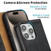 Adecuado para Funda para Teléfono Plegable Apple 16 17 Funda de Cuero Tipo Billetera con Tarjetero 14 Todo Incluido Funda de Cuero para Teléfono Móvil iPhone 17
