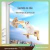 Série Parede para Gatos Ventosa Arranhador para Gatos Madeira Maciça Casa para Gatos DIY Poste Arranhador para Gatos Árvore para Gatos Prateleira para Gatos Móveis para Gatos Sem Furos
