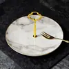 Platos de Cerámica con Relieve Estilo Palacio Europeo para Frutas en Varios Estilos, Platos de una Sola Capa, Platos de Presentación, Platos Creativos, Platos para Bodas con Defectos