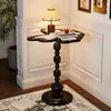 Mesita de noche de mariposa para uso doméstico en sala de estar y dormitorio, estilo francés de lujo ligero creativo vintage en blanco y negro, gabinete lateral, estante de almacenamiento de mesita de noche