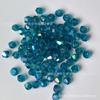 [Série de cores semi-galvanizadas brilhantes] Contas de diamante tcheco de imitação de cristal de ponta dupla de 4 mm, bordado colorido com contas faça você mesmo