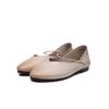 Sapatos Genuínos Processados e Personalizados para Mulheres, Sapatilhas de Bico Fino, Confortáveis e Respiráveis, Fábrica OEM de Sapatos Elegantes para Mulheres de Guangzhou com Logo Impresso