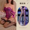 Camisola Sexy de Renda com Decote Profundo, Modeladora e Sedutora com Aro, Realçando Seios Pequenos, Body Push-Up