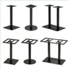 Pernas de Mesa de Jantar de Restaurante Ocidental Acessórios de Ferragens Suporte de Ferro Fundido Aço Inoxidável para Cafeteria Suporte de Ardósia Pernas de Mesa para Loja de Chá de Leite
