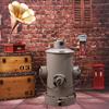 Bote de Basura Retro Americano Creativo Estilo Industrial Arte en Hierro Hidrante Antiguo Operado con Pedal Adornos de Bote de Basura