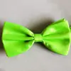 Traje de Vestir de Negocios para Hombre 2018 Poliéster Seda Moño Traje de Boda Corbata de Moño Multicolor Color Sólido